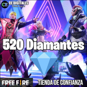 520 Diamantes - Free Fire
