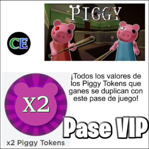 Piggy Ce Digitales - pase vip roblox