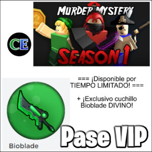 Murder Mystery Ce Digitales - pase vip roblox