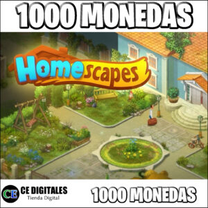 1000 MONEDAS - HOMESCAPES