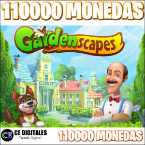 110000 MONEDAS - GARDENSCAPES