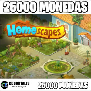 25000 MONEDAS - HOMESCAPES