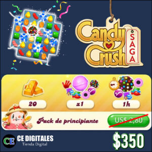 Pack Principiante - 20 Oro - Candy Crush